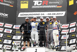 Podium: 1. Josh Files, Target Competition, Honda Civic Type R-TCR, 2. Mike Halder, Wolf-Power Racing