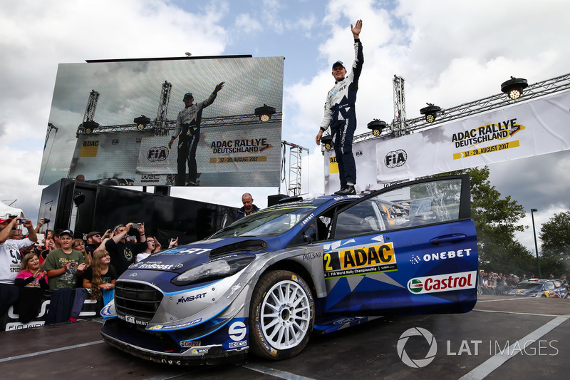 Ganadores Ott Tänak, Martin Järveoja, Ford Fiesta WRC, M-Sport