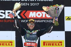 Podium : le vainqueur Jonathan Rea, Kawasaki Racing