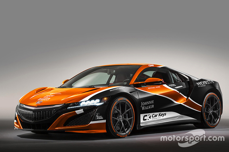 Honda NSX in McLaren livery