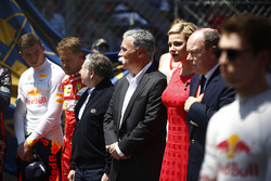 Max Verstappen, Red Bull, Sebastian Vettel, Ferrari, Jean Todt, President, FIA, Chase Carey, Chairma