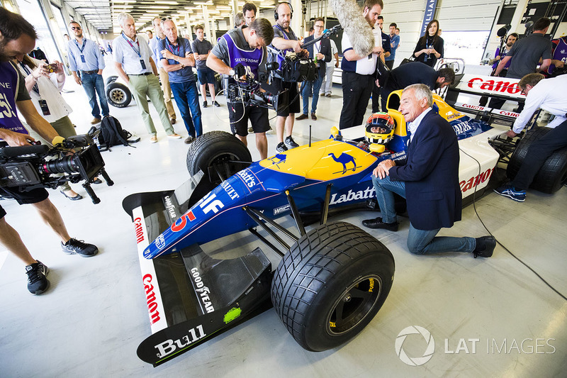 Karun Chandhok, Williams FW14B Renault, Riccardo Patrese