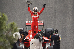 Race winner Sebastian Vettel, Ferrari