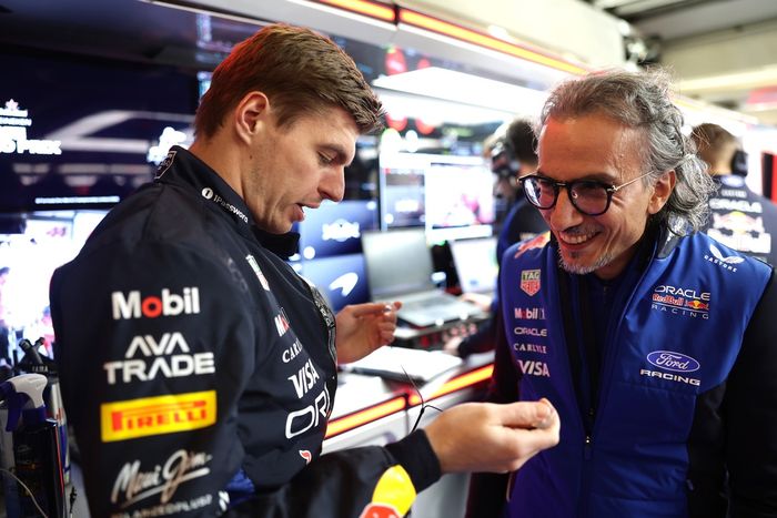Max Verstappen, Red Bull Racing, Laurent Mekies, Red Bull Racing Team Principal