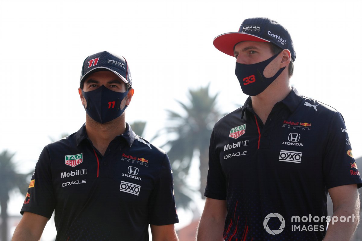 Max Verstappen, Red Bull Racing y Sergio Pérez, Red Bull Racing