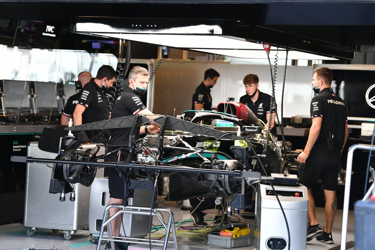 El chasis del Mercedes AMG W12