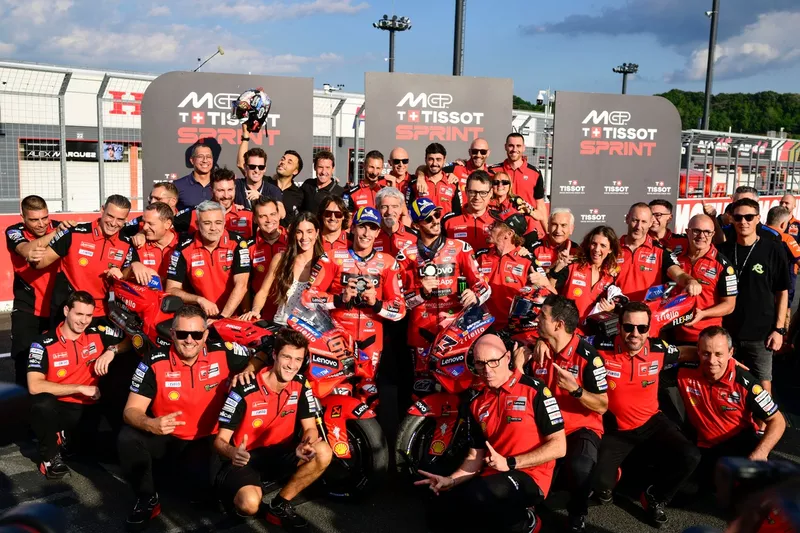 Francesco Bagnaia, Ducati Team, Marc Marquez, Ducati Team