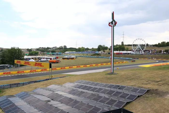 A pie de pista