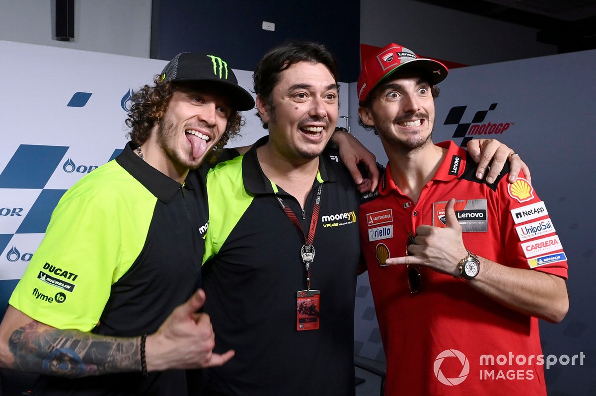 Marco Bezzecchi, VR46 Racing Team, Uchio, Francesco Bagnaia, Ducati Team