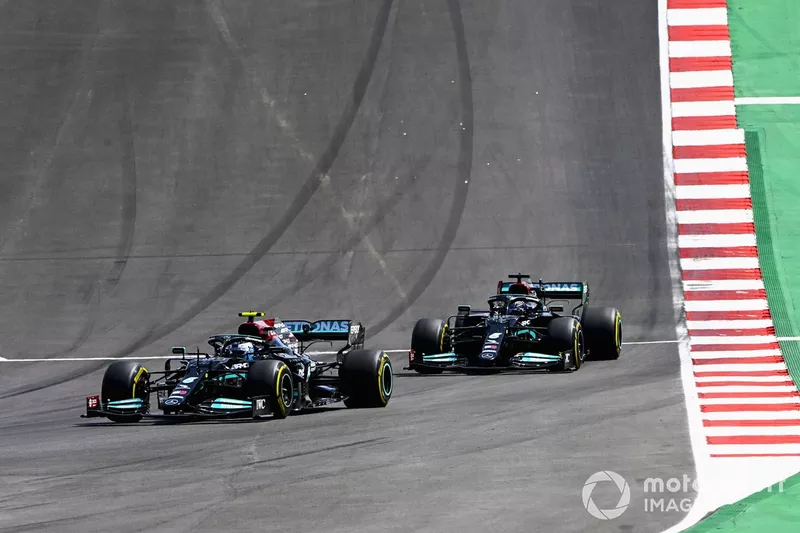 Valtteri Bottas, Mercedes W12, Lewis Hamilton, Mercedes W12