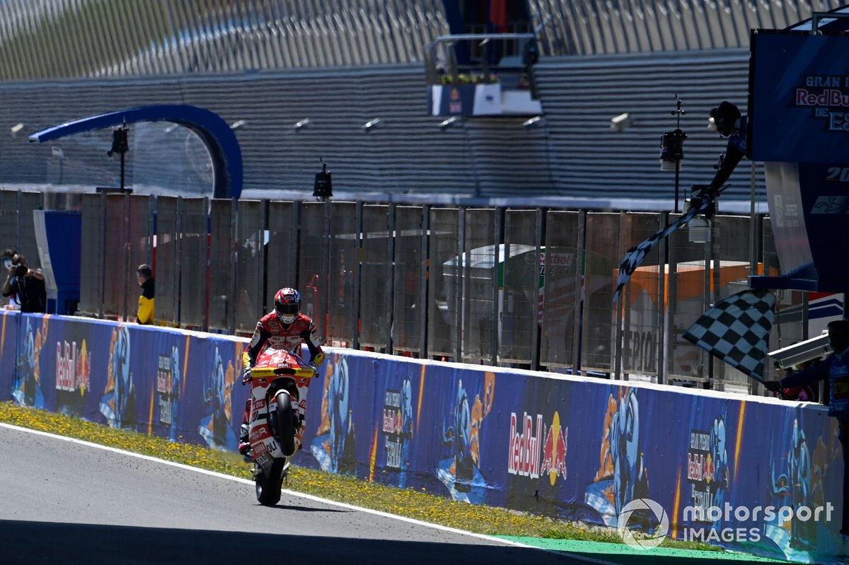 Ganador de la carrera, Fabio di Giannantonio, Federal Oil Gresini Moto2