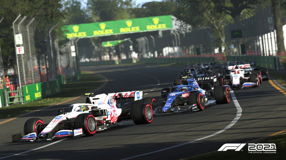 Captura de pantalla del videojuego F1 2021