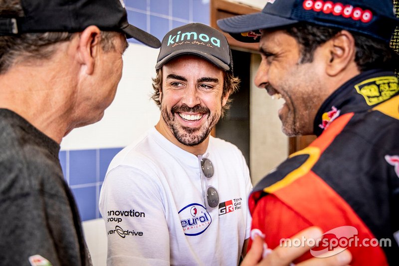 Fernando Alonso, Nasser Al-Attiyah, Toyota Gazoo Racing