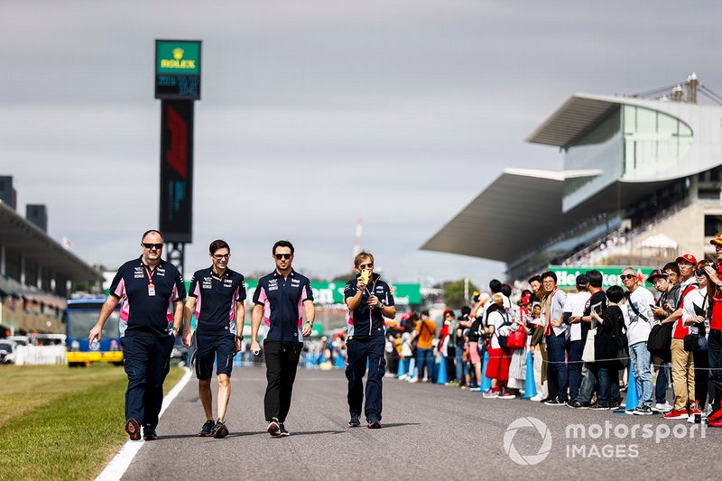 Sergio Perez, Racing Point, découvre la piste
