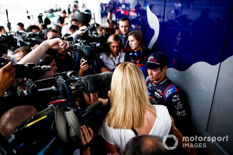 Naoki Yamamoto, Toro Rosso, parle à la presse