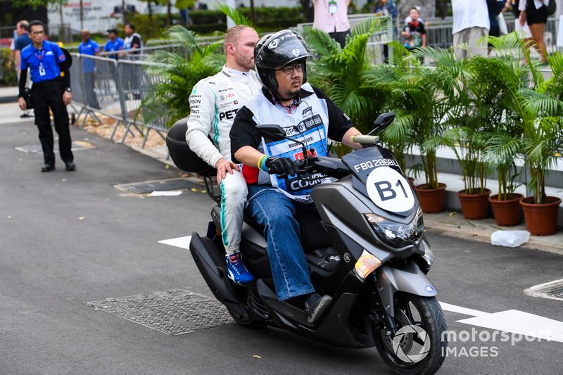 Valtteri Bottas, Mercedes AMG F1 tras su accidente