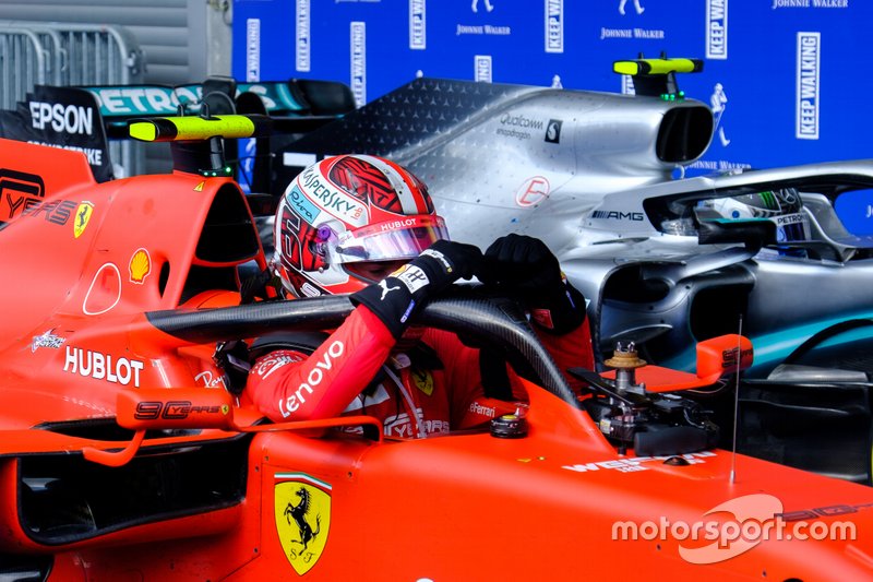 Race winner Charles Leclerc, Ferrari