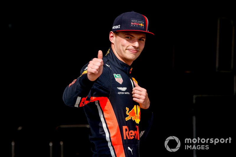 Ganador de la pole Max Verstappen, Red Bull Racing