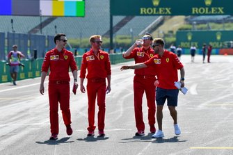 Sebastian Vettel, Ferrari pist yürüyüşü