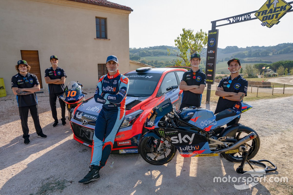 Luca Marini, Marco Bezzecchi, Sky Racing Team VR46, Umberto Scandola, Hyundai Motorsport, Celestino Vietti ed Andrea Migno, Sky Racing Team VR46