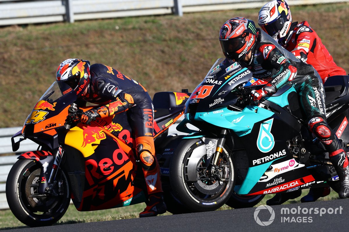 Pol Espargaro, Red Bull KTM Factory Racing , Fabio Quartararo, Petronas Yamaha SRT