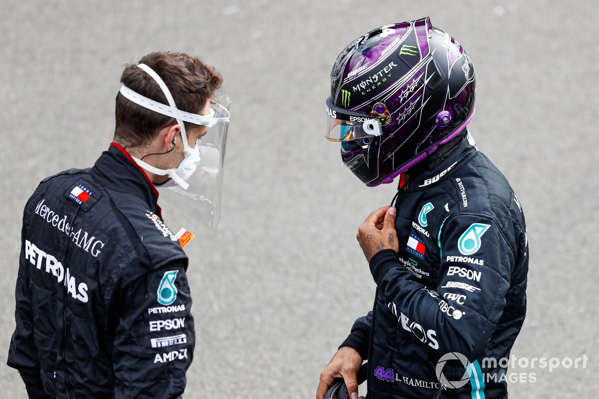 Lewis Hamilton, Mercedes-AMG F1, on the grid
