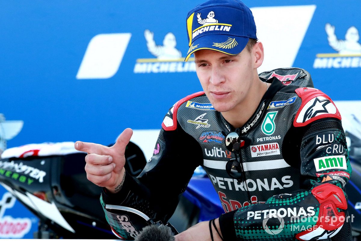 Polesitter Fabio Quartararo, Petronas Yamaha SRT
