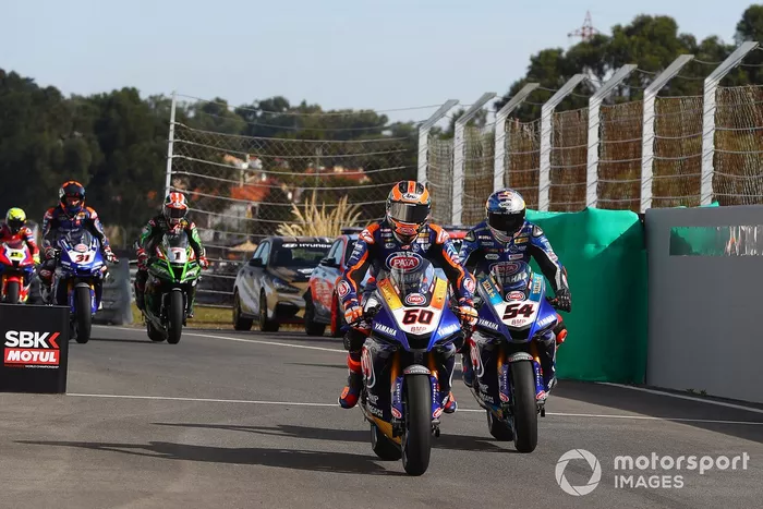 Michael van Der Mark, Pata Yamaha, Toprak Razgatlioglu, Pata Yamaha, Garrett Gerloff, GRT Yamaha