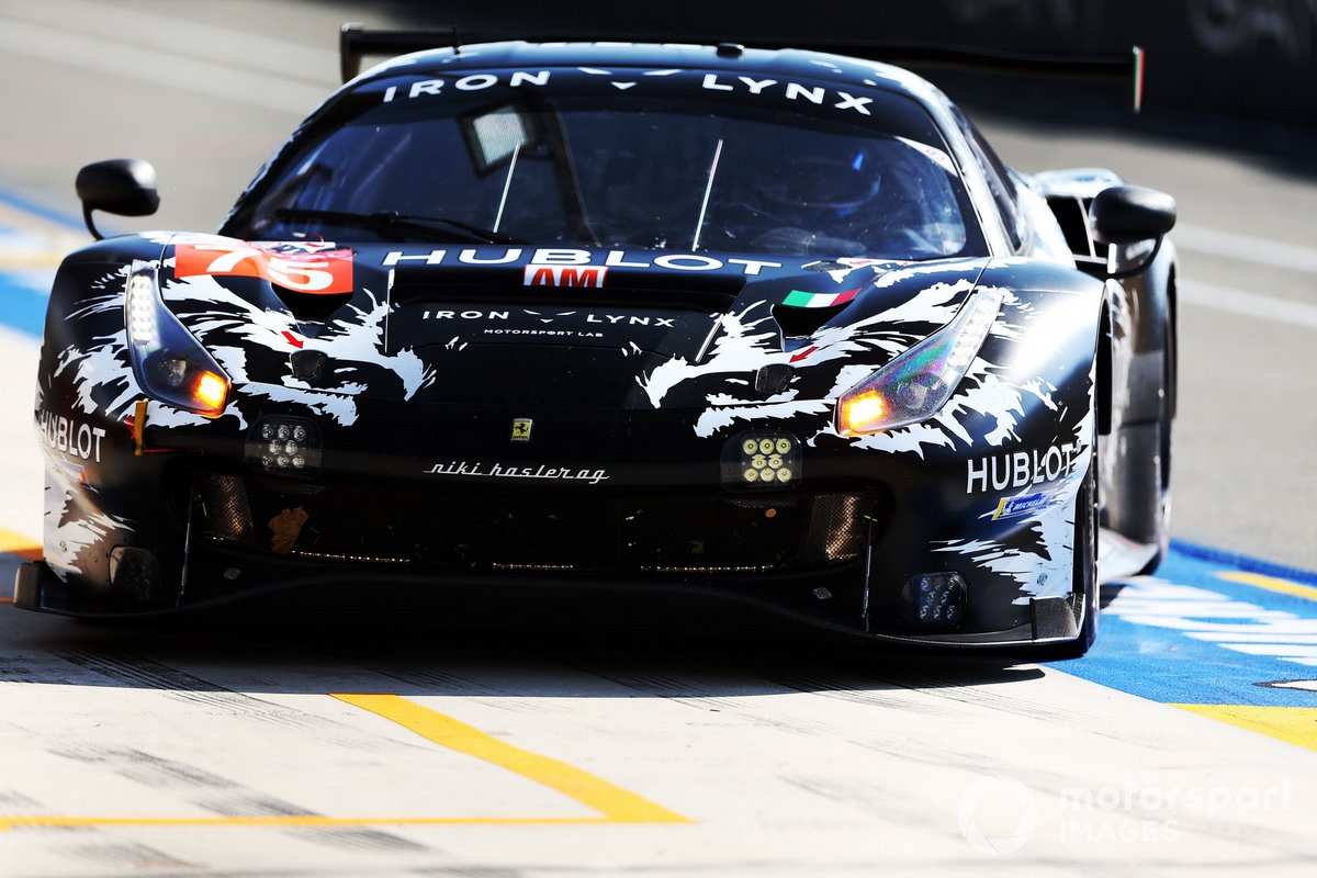 #75 Iron Lynx Ferrari 488 GTE EVO: Rino Mastronardi, Matteo Cressoni, Andrea Piccini