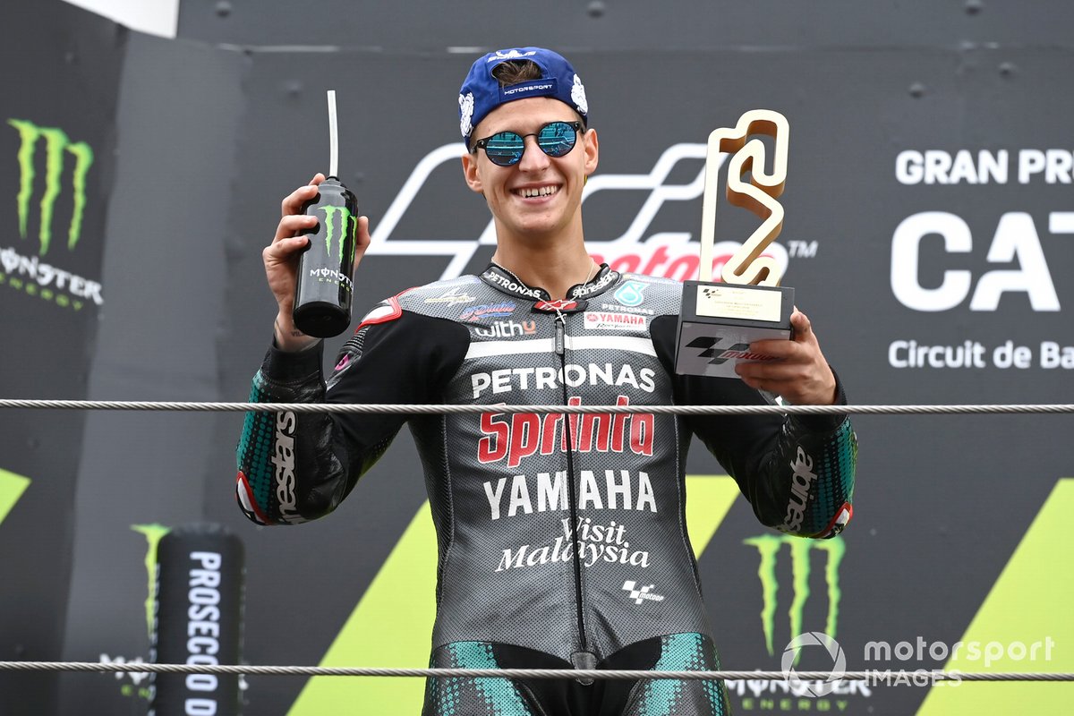 Il vincitore della gara Fabio Quartararo, Petronas Yamaha SRT