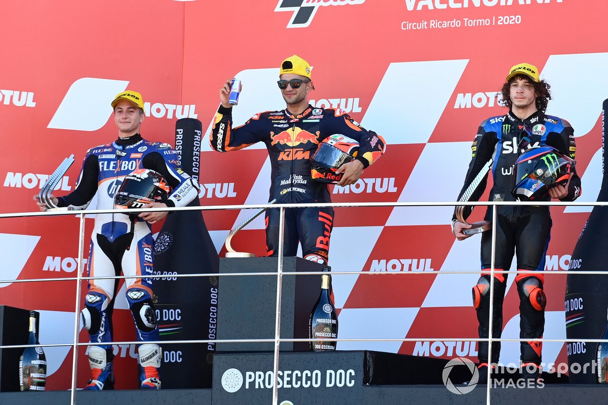 Hector Garzo, Pons HP40, Jorge Martin, Red Bull KTM Ajo, Marco Bezzecchi, Sky Racing Team VR46