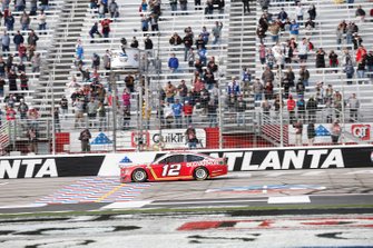 Race winner Ryan Blaney, Team Penske, Ford Mustang BodyArmor