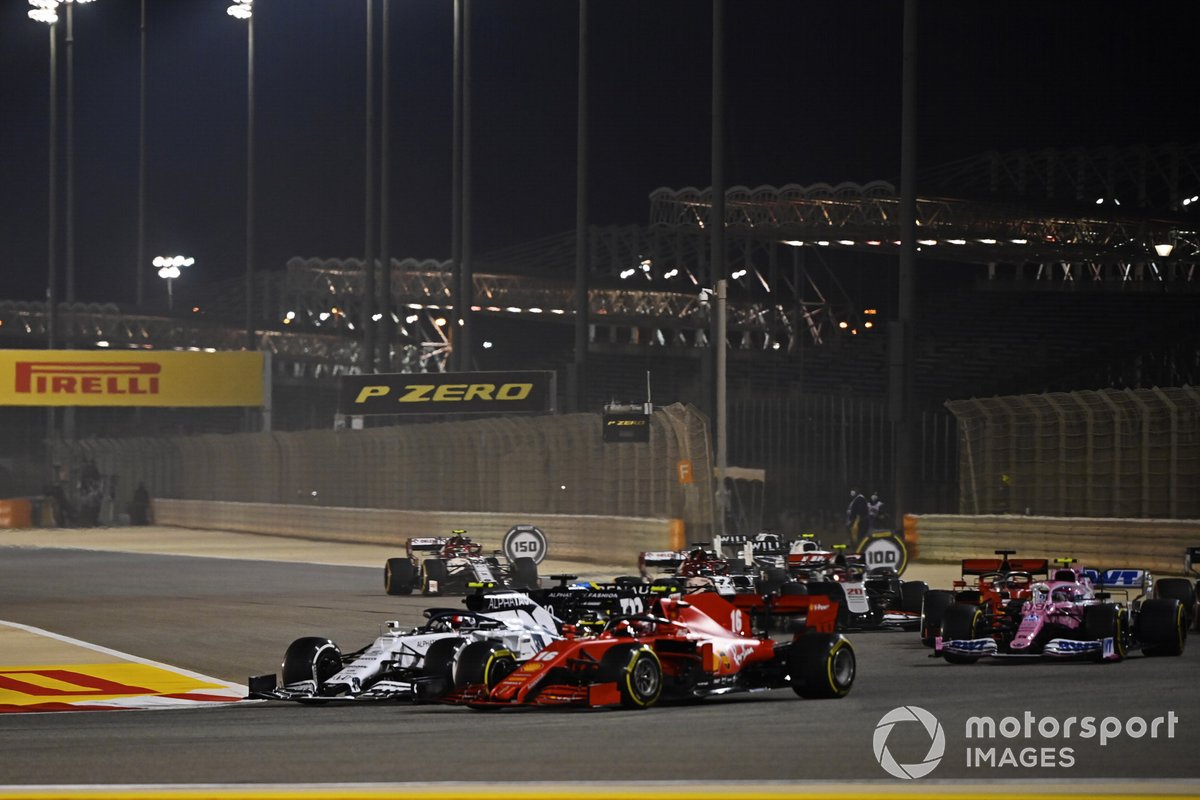 Pierre Gasly, AlphaTauri AT01, Charles Leclerc, Ferrari SF1000