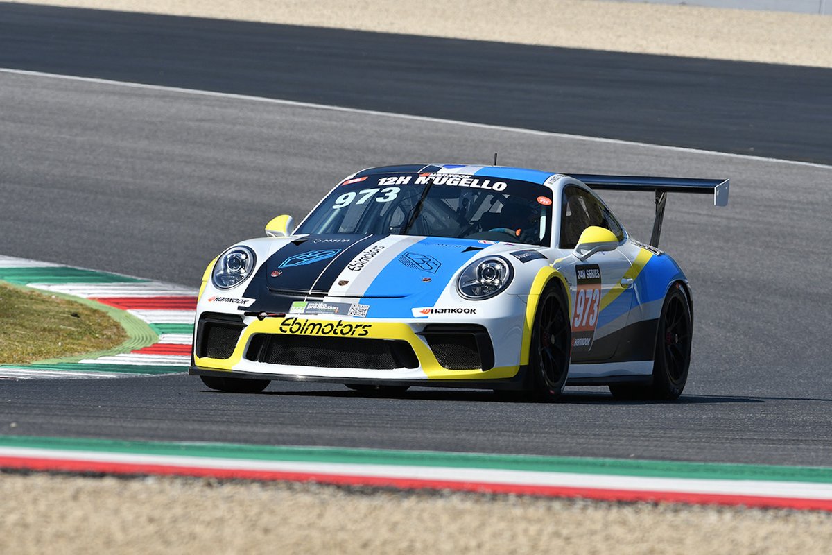 #973 EBIMOTORS: Gianluca Giorgi, Luigi Peroni, Paolo Gnemmi, Massimiliano Donzelli, Porsche 991-II Cup