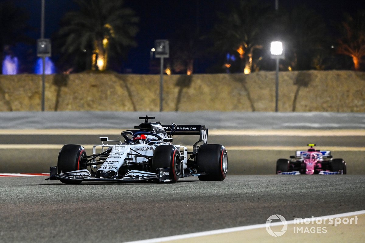 Daniil Kvyat, AlphaTauri AT01, Lance Stroll, Racing Point RP20