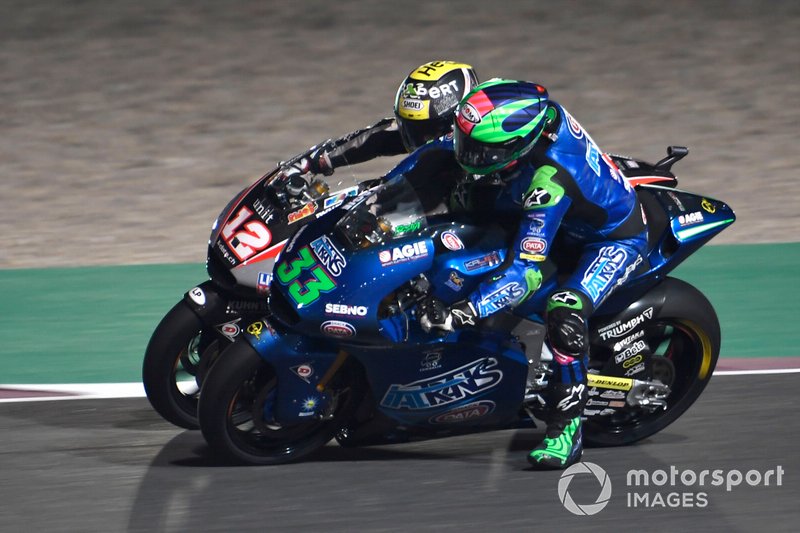 Enea Bastianini, Italtrans Racing Team, Tom Luthi