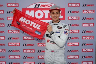 Motul Pole Award winner #77 Mazda Team Joest Mazda DPi, DPi: Oliver Jarvis