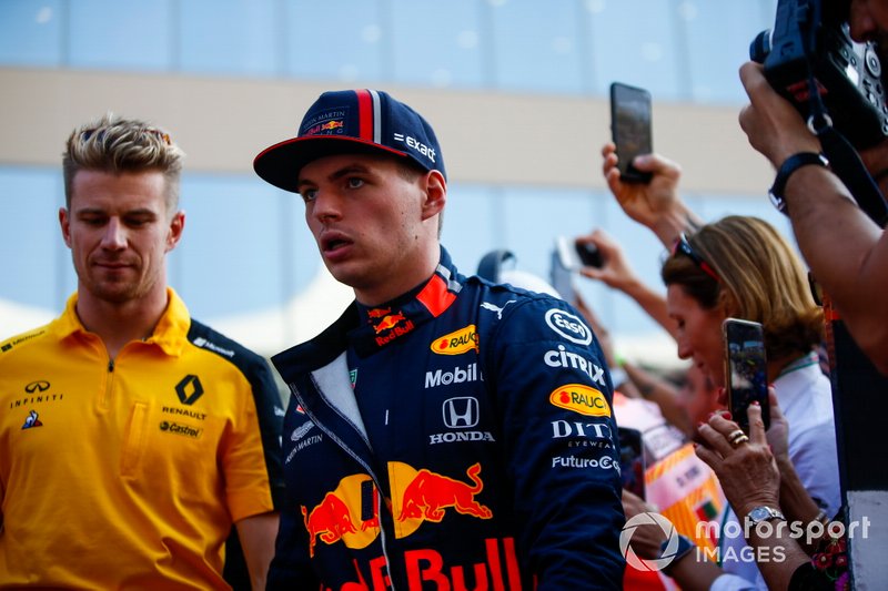 Nico Hulkenberg, Renault F1 Team, Max Verstappen, Red Bull Racing