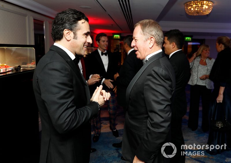 Dario Franchitti with Martin Brundle