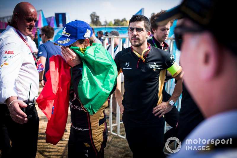 Antonio Felix da Costa, DS Techeetah, 2nd position, after the podium ceremony