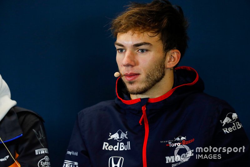 Press conference, Pierre Gasly, Toro Rosso 