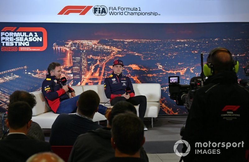Christian Horner, Team Principal, Red Bull Racing, Max Verstappen, Red Bull Racing