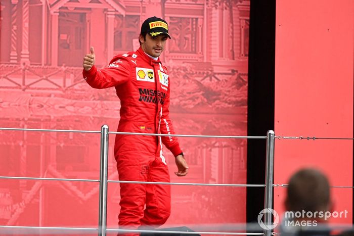 104- Carlos Sainz, 3º en el GP de Rusia 2021 con Ferrari