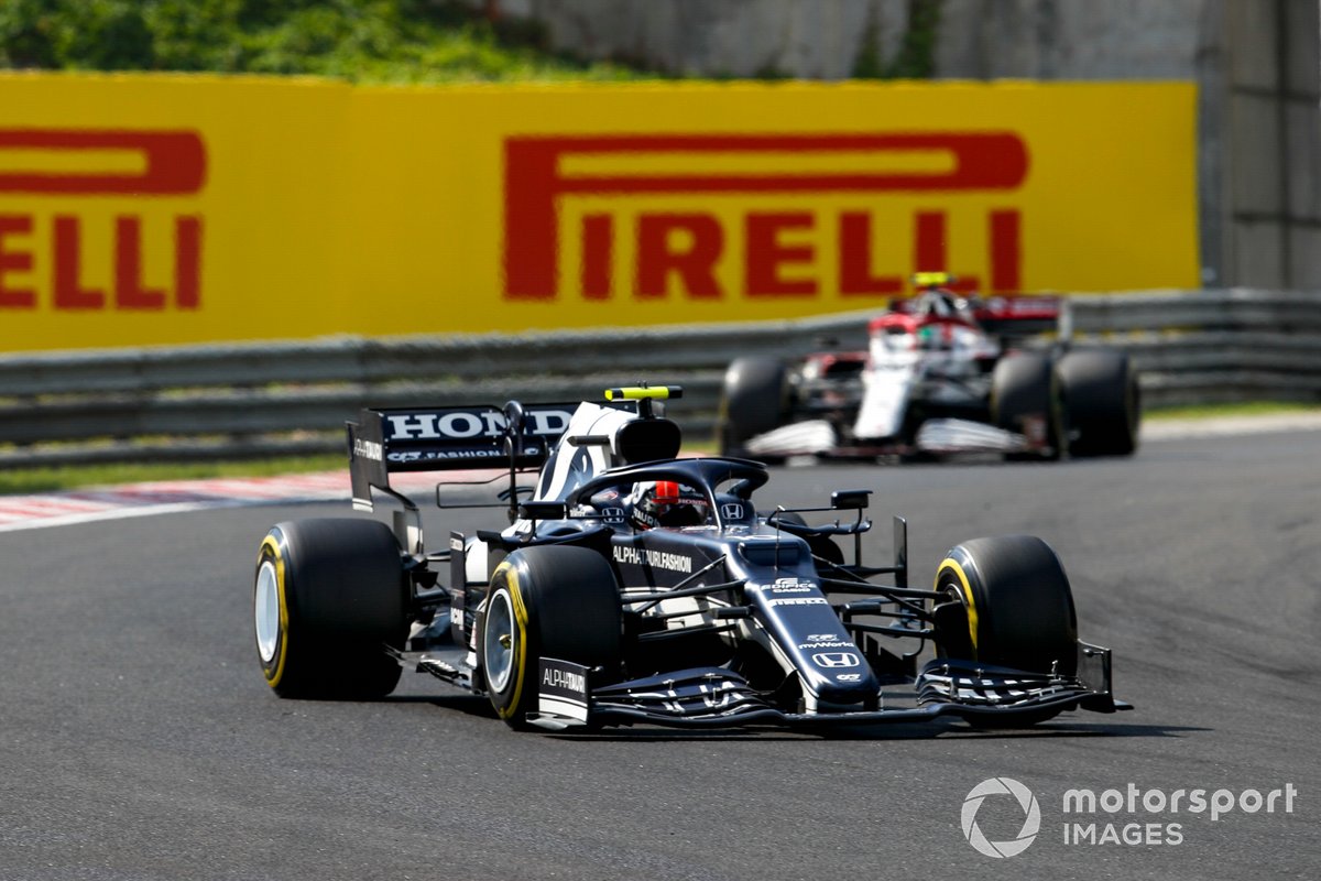 Pierre Gasly, AlphaTauri AT02, Antonio Giovinazzi, Alfa Romeo Racing C41