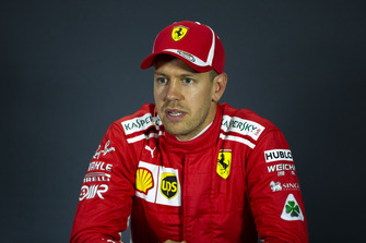 Sebastian Vettel, Ferrari in de persconferentie