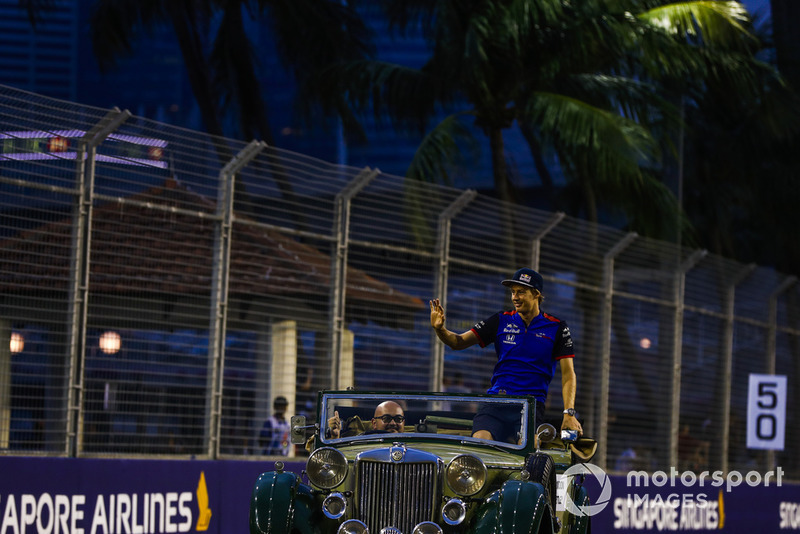 Versenyzői parádé Szingapúrból - F1 2018