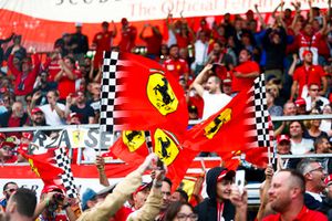 Ferrari fans go wild as the team locks out the front row in Qualifying