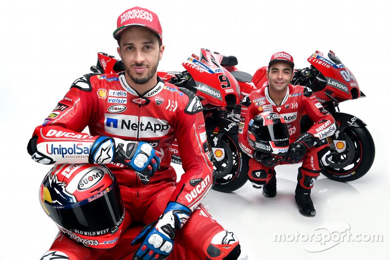 Andrea Dovizioso y Danilo Petrucci, Ducati Team
