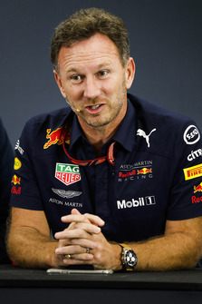 Christian Horner, Team Principal, Red Bull Racing, en conférence de presse