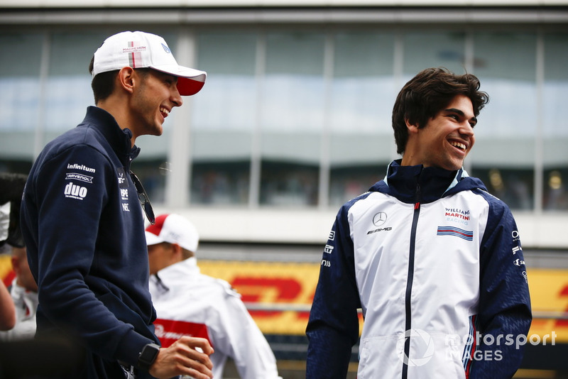 Esteban Ocon, Racing Point Force India y Lance Stroll, Williams Racing